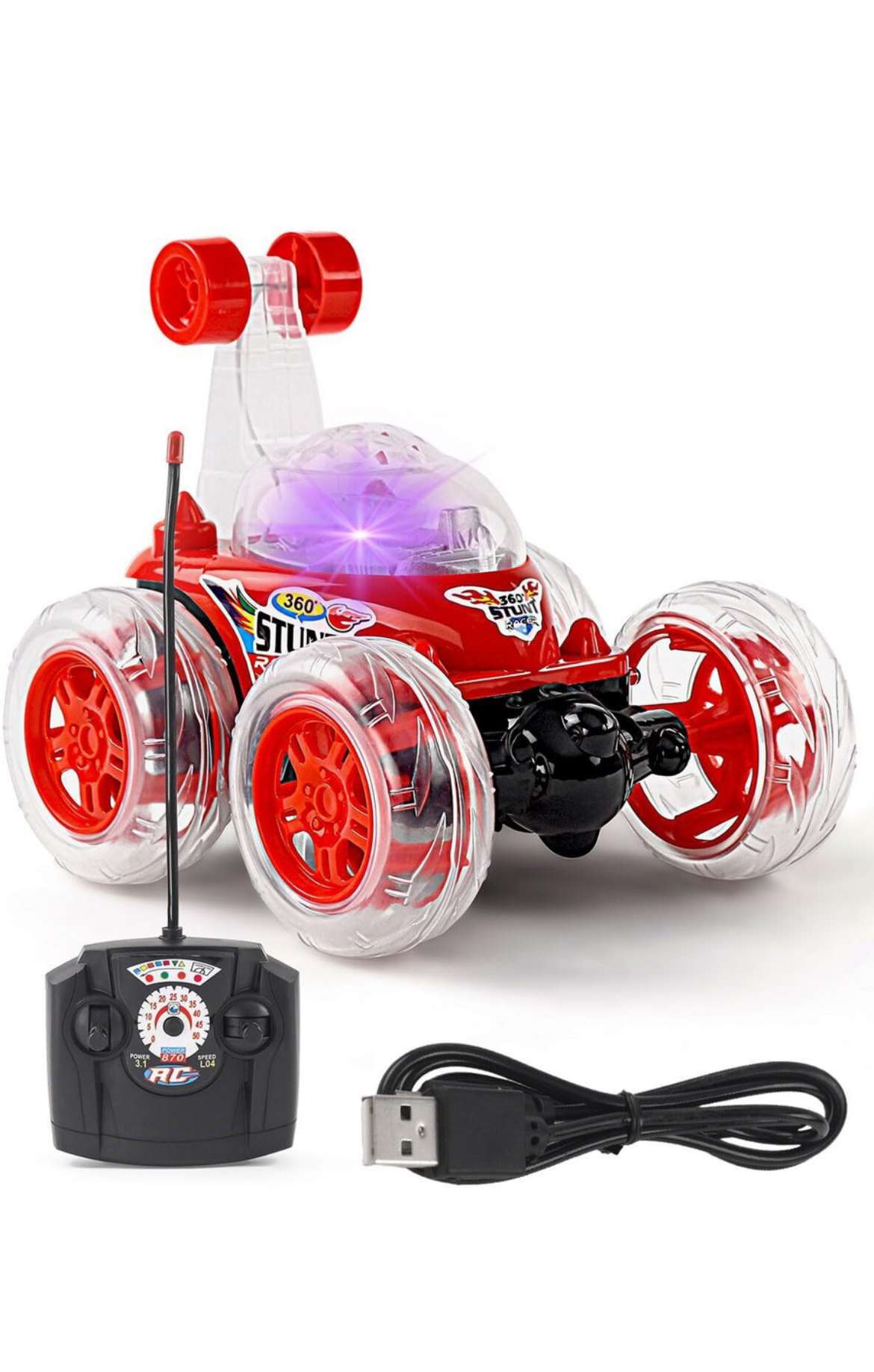 360 Remote Control Toy car With Light & Music