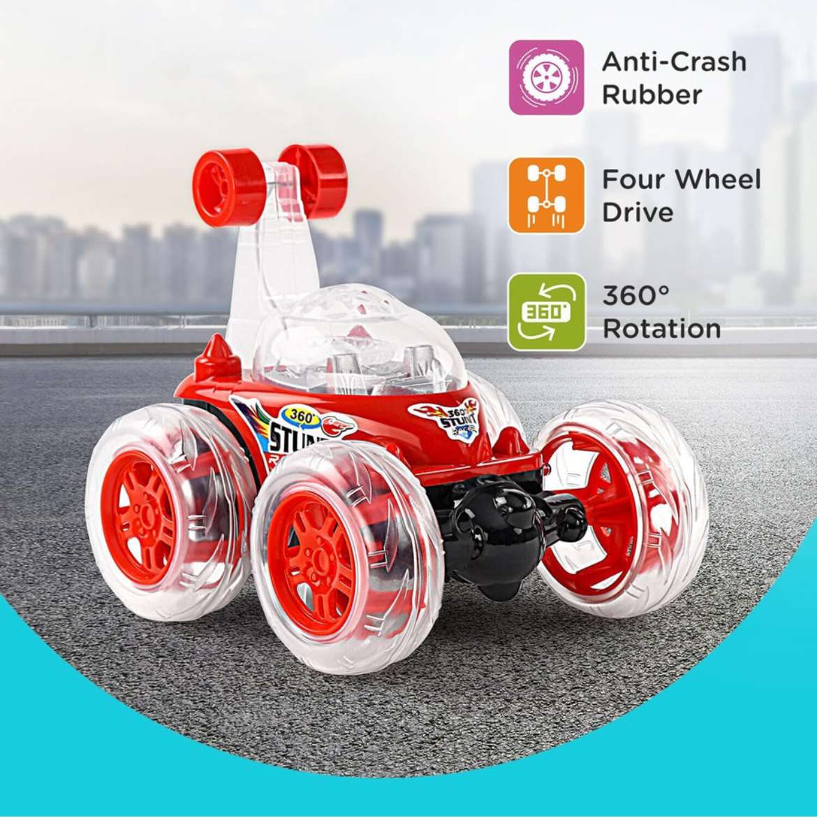 360 Remote Control Toy car With Light & Music - Image 2
