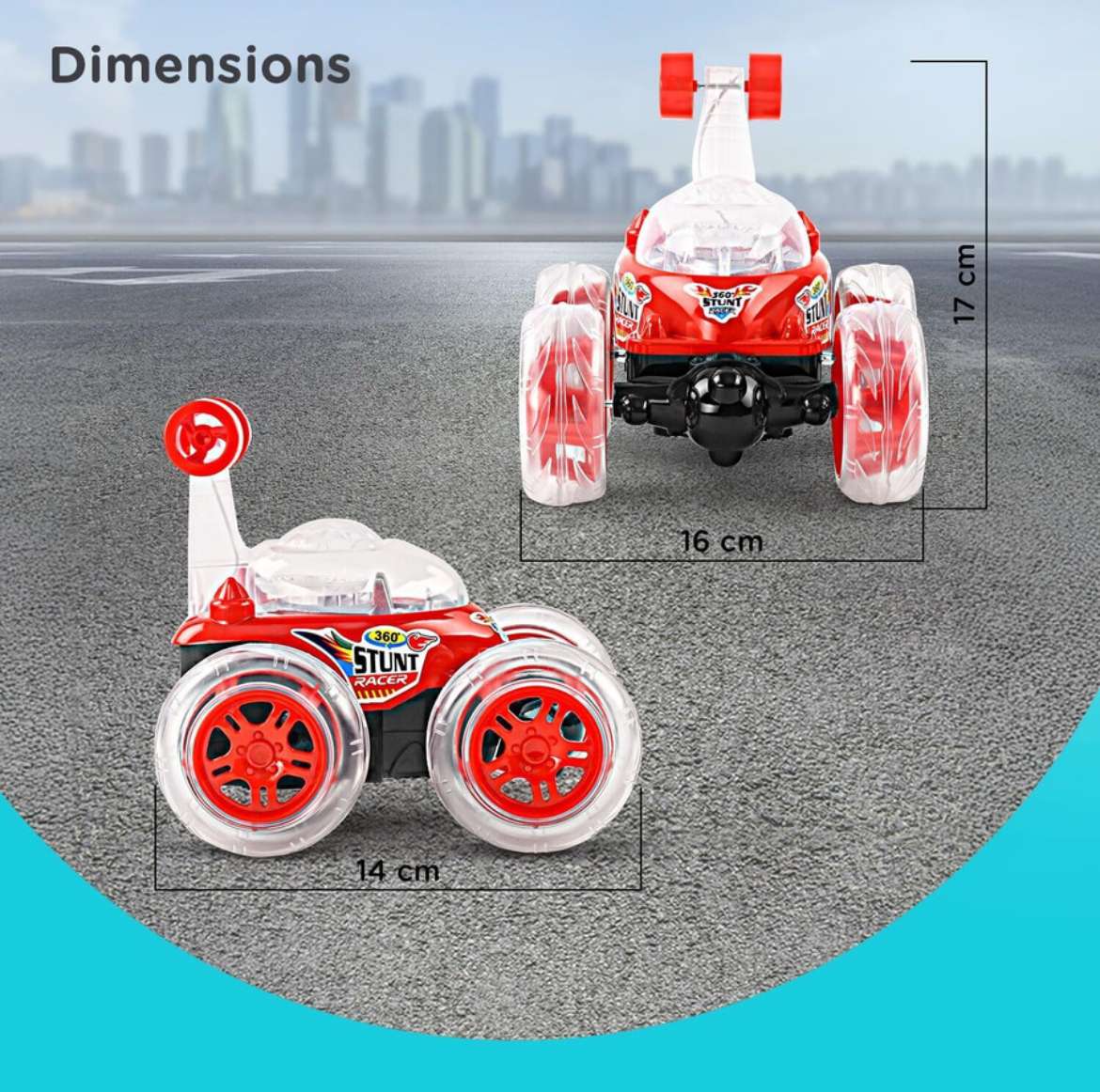 360 Remote Control Toy car With Light & Music - Image 5