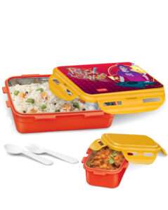 Milton Mini Stainless Steel Tifin Box (650ml) Yellow