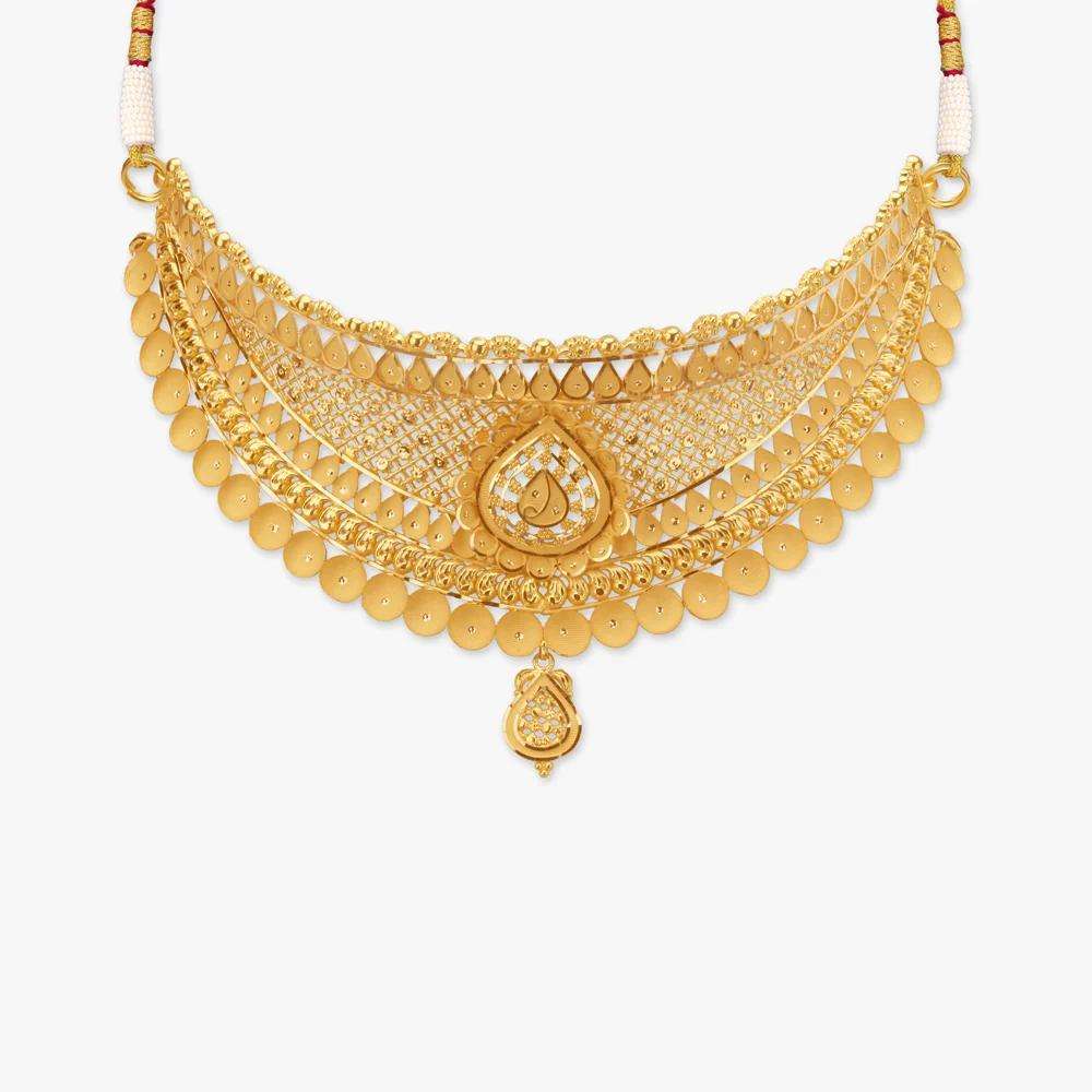 Choker Necklace 1gm. GOLD polish