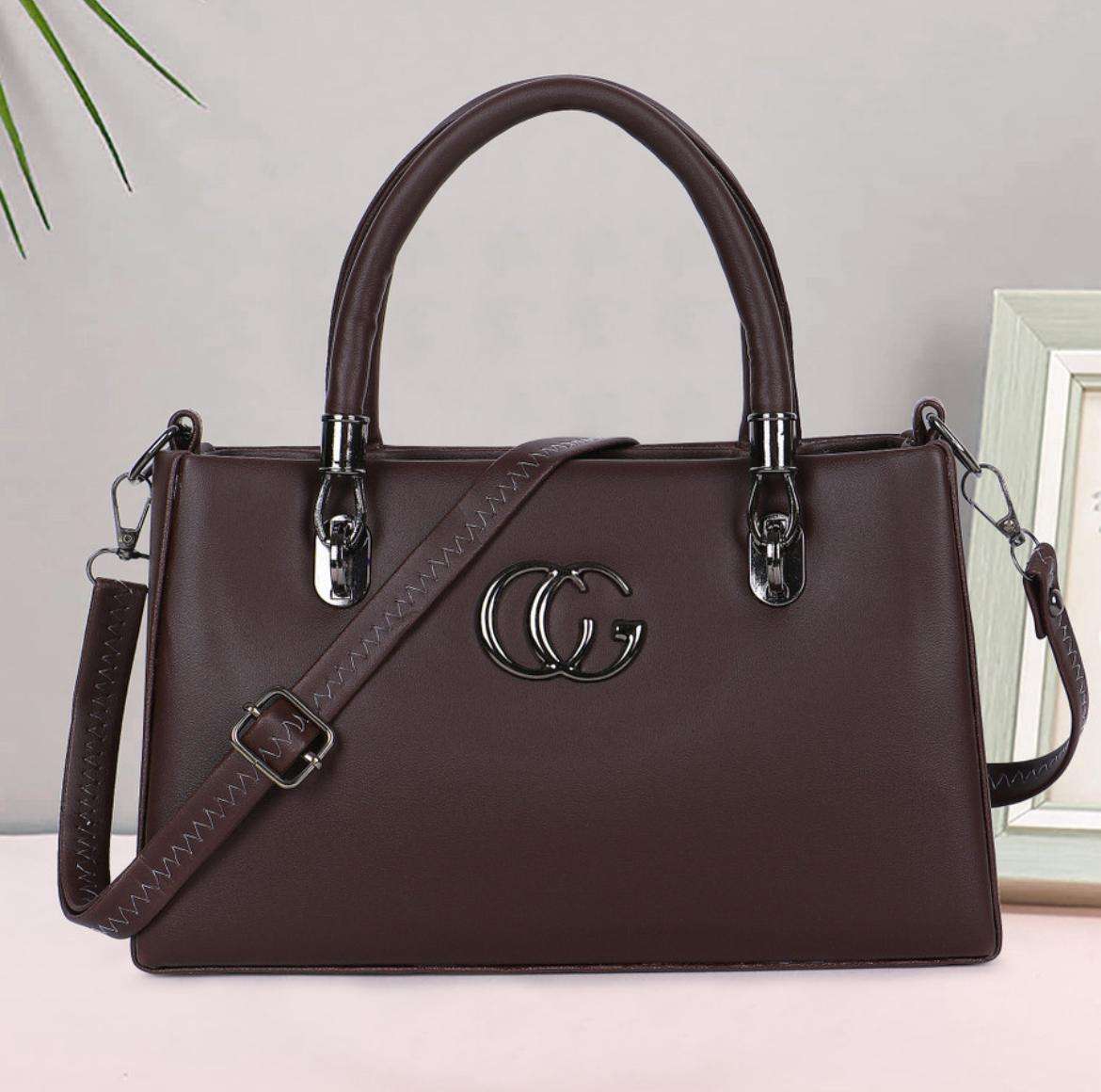 Lather Hand Sider Bag For Girls